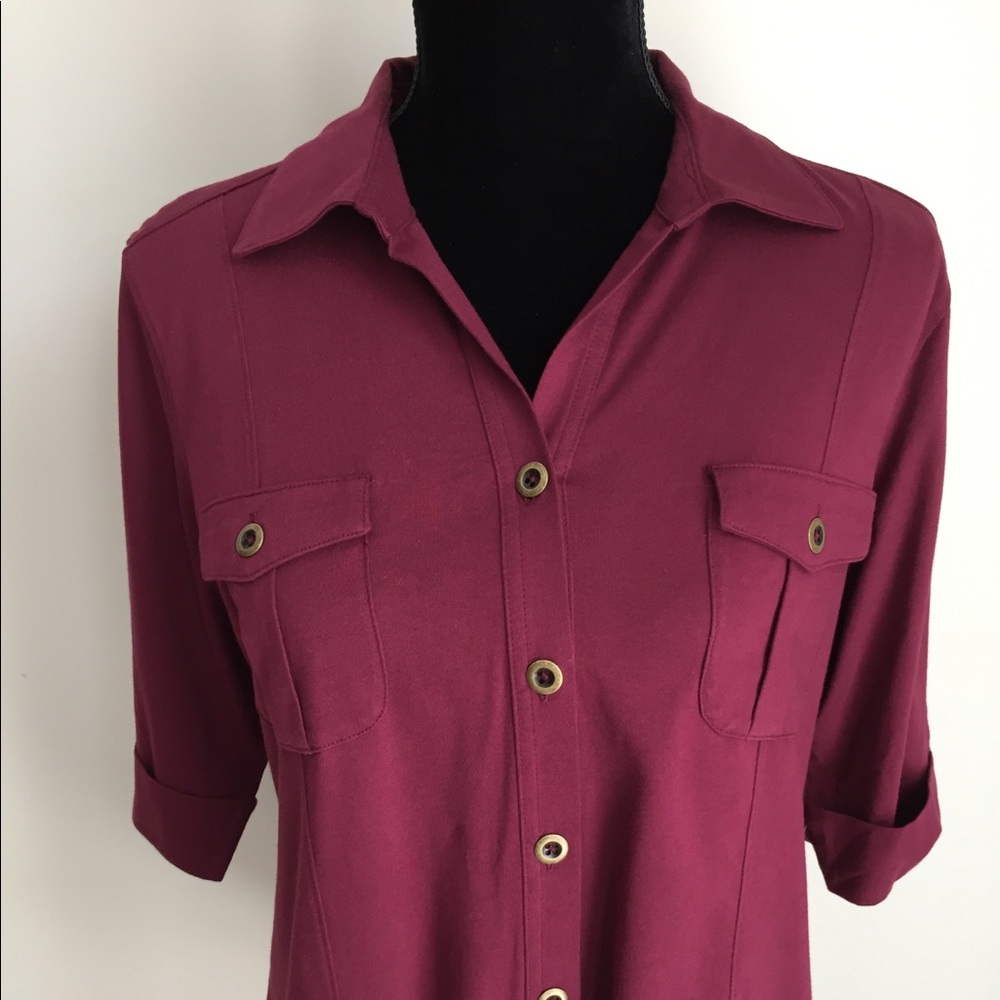 Orchard Vine Button Down Top